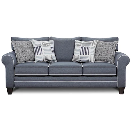 Sleeper Sofa w/ Contrast Welts